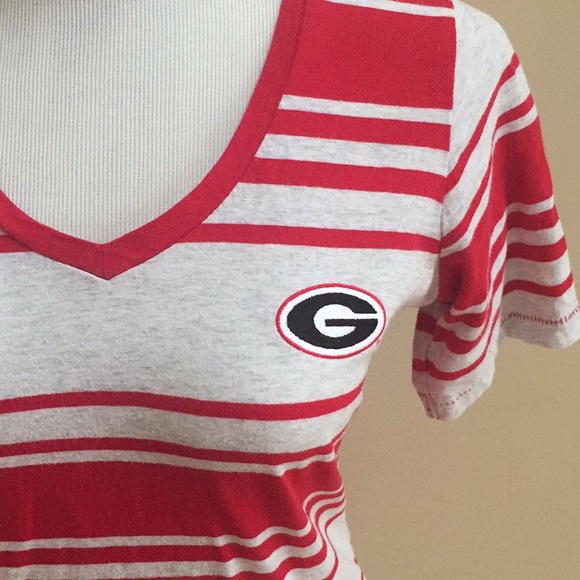 Antigua UGA Top Small Red/Gray University of Georgia - Picture 2 of 6